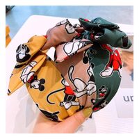 Korea Retro Cartoon Three-layer Bow Tie Cheap Headband Wholesale main image 3