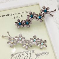 Korean New Five-leaf Flower Rhinestone Cheap Wholesale main image 4