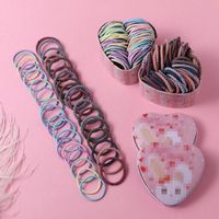 Children&#39;s Rubber Band Girl Hair Ring Female Black Baby Head Rope Tied Hair Girl Hair Accessories main image 3