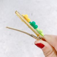 New Fashion Fruit Side Clip Color Cheap Flower Hairpin Wholesale main image 5