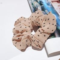 Korean New Sweet And Cute Polka Dot Cheap Scrunchies Wholesale sku image 3