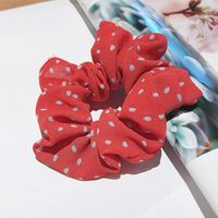 Korean New Sweet And Cute Polka Dot Cheap Scrunchies Wholesale sku image 4