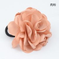 Koreanische Neue Mode All-match Stoff Haarschmuck Simulation Blume Gummiband Kamelie Rose Haar Ring Kopf Bedeckung Frauen sku image 2