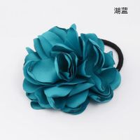 Koreanische Neue Mode All-match Stoff Haarschmuck Simulation Blume Gummiband Kamelie Rose Haar Ring Kopf Bedeckung Frauen sku image 8