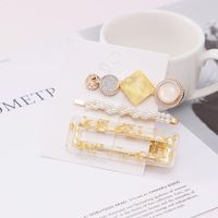 Korean Pearl Crystal Cheap Hairpin Wholesale Set sku image 6