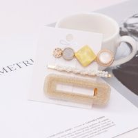 Korean Pearl Crystal Cheap Hairpin Wholesale Set sku image 9