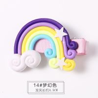 Korean Cute Color Lollipop Rainbow Cheap Hairpin Wholesale sku image 14