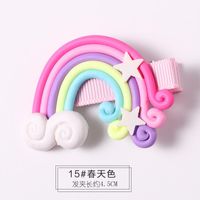 Korean Cute Color Lollipop Rainbow Cheap Hairpin Wholesale sku image 15