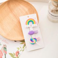 Korean Cute Color Lollipop Rainbow Cheap Hairpin Wholesale sku image 19