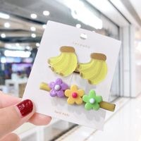 New Fashion Fruit Side Clip Color Cheap Flower Hairpin Wholesale sku image 1
