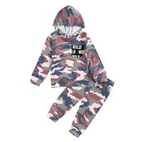 New Children&#39;s Clothing Long-sleeved Hooded Top Trousers Milk Silk Leopard Print Two-piece Suit main image 6