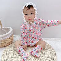 Summer Children&#39;s Clothing New Korean 0-3 Year Old Female Treasure Multicolor Flower Clothes Wholesale main image 1