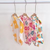 Summer Children&#39;s Clothing New Korean 0-3 Year Old Female Treasure Multicolor Flower Clothes Wholesale main image 5