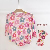 Summer Children&#39;s Clothing New Korean 0-3 Year Old Female Treasure Multicolor Flower Clothes Wholesale main image 4