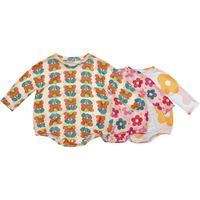 Summer Children&#39;s Clothing New Korean 0-3 Year Old Female Treasure Multicolor Flower Clothes Wholesale main image 3