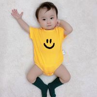 Summer New 0-3 Year Old Female Baby Infant Smile Han Leisure Loose Short Sleeve Wholesale main image 5