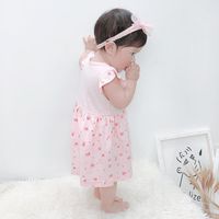 Summer Children&#39;s Clothing Sweet And Cute Full Printed Vest Dress Wholesale main image 5