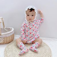 Summer Children&#39;s Clothing New Korean 0-3 Year Old Female Treasure Multicolor Flower Clothes Wholesale sku image 2
