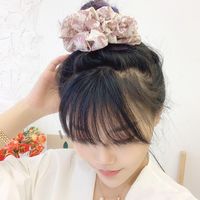 Exaggerated Oversized Retro Head Rope New Head Rope Floral Cheap Scrunchies Wholesale main image 3