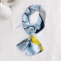 Fashion Double-sided Wild Small Scarf Professional Scarf Nhmn135054 sku image 12