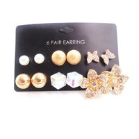 New Fashion Earrings 6 Pairs Earring Set For Women Wholesale main image 3