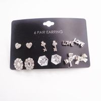 New Fashion Earrings 6 Pairs Earring Set For Women Wholesale main image 4