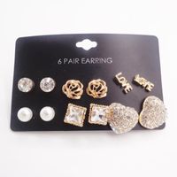 New Fashion Earrings 6 Pairs Earring Set For Women Wholesale main image 5