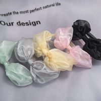 New Fashion Bright Silk Gauze Big Bow Tie Cheap Headband Wholesale main image 6