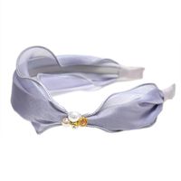 New Fashion Satin And Bright Silk Fabric Rhinestone Pearl Cheap Headband Wholesale main image 3