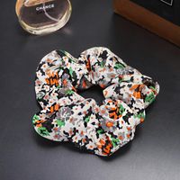 New Simple Printing Cute Cheap Scrunchies Wholesale main image 4