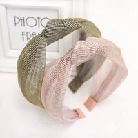 Korean New Fashion Mesh Lace Headband Sweet Cheap Headband Wholesale main image 2