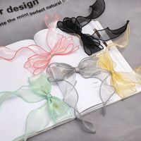 Sweet Solid Color Fabric Ribbon Hairpin Hair Accessories Fashion Hair Accessories Wholesale main image 6