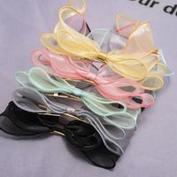 Sweet Solid Color Fabric Ribbon Hairpin Hair Accessories Fashion Hair Accessories Wholesale main image 4