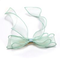 Sweet Solid Color Fabric Ribbon Hairpin Hair Accessories Fashion Hair Accessories Wholesale main image 3