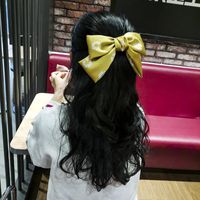 Korean New Fashion Hairpin Double Bow Print Daisy Cheap Spring Clip main image 6