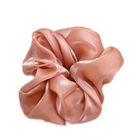 The New Fabric Head Rope Hair Accessories Super Large Intestine Ring Solid Color Hair Ring Wholesale main image 3