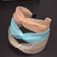 New Fashion Solid Color Wild Cheap Headband Wholesale main image 5