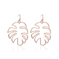 New Fashion Ethnic Style Retro Hollow Leaves Banana Leaf Earrings For Women Wholesale main image 6