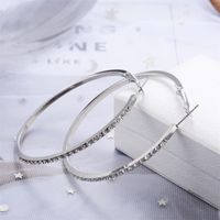 New Fashion Earrings Exaggerated Geometric Diamond Stud Earrings For Women Wholesale main image 5