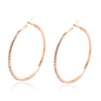 New Fashion Earrings Exaggerated Geometric Diamond Stud Earrings For Women Wholesale main image 6