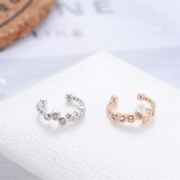 New Fashion Earrings Beads Ms. Ear Bone Clip U-shaped Earrings Diamond Free Earrings Ear Clips Wholesale main image 3