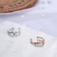 New Fashion Earrings Beads Ms. Ear Bone Clip U-shaped Earrings Diamond Free Earrings Ear Clips Wholesale main image 5