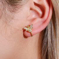 New Fashion Diamond Insect Ear Bone Clip Female Cute Little Bee Ear Clip Wholesale main image 1