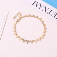 New Fashion Geometric Ladies Anklet Punk Style Triangle Anklet Wholesale main image 4
