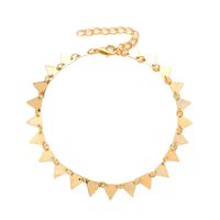 New Fashion Geometric Ladies Anklet Punk Style Triangle Anklet Wholesale main image 6