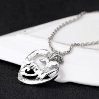 New Fashion Creative Mother's Day Gift Mom Love Diamond Pendant Necklace Nihaojewelry Wholesale main image 3