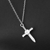 New Fashion Cross Sword Pendant Necklace Wholesale main image 3