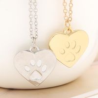 Fashion Heart Alloy Plating Women's Necklace main image 3