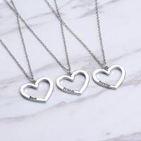 New Fashion Love Three Petal Necklace Best Forever Friends Necklace Wholesale main image 3
