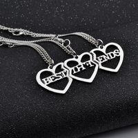 Best Selling Best Friends Heart-shaped Necklace Yiwu Nihaojewelry Wholesale main image 3
